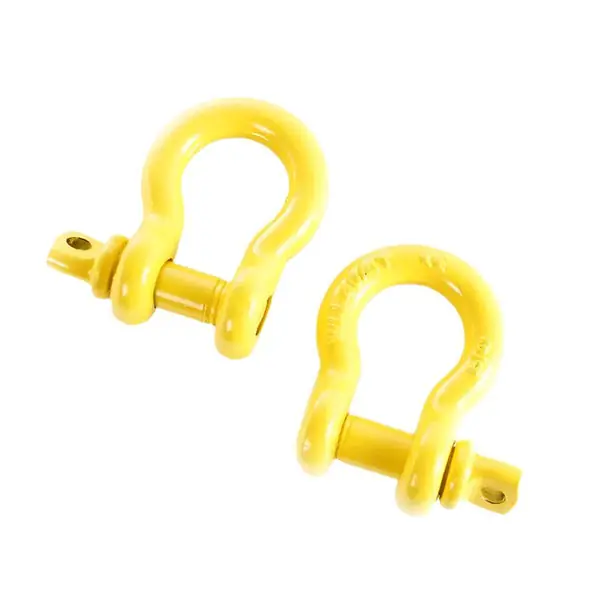 Rugged Ridge Yellow 3/4in D-Rings