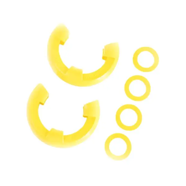 Rugged Ridge Yellow 3/4in D-Ring Isolator Kit