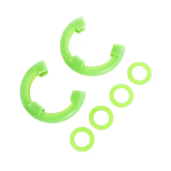 Rugged Ridge Green 3/4in D-Ring Isolator Kit