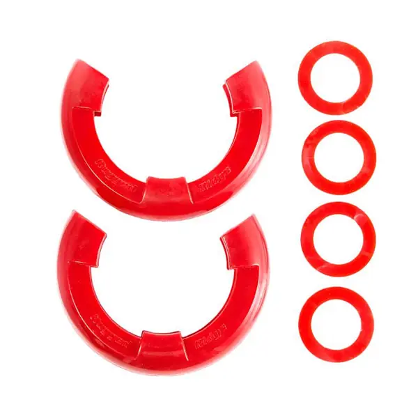 Rugged Ridge Red 7/8in D-Ring Isolator Kit