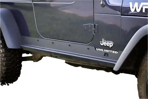 Rugged Ridge Heavy Duty Side Rocker Guards 04-06 Jeep Wrangler LJ