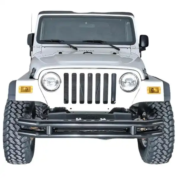 Rugged Ridge 3in Double Tube Bumper 76-06 Jeep CJ / Jeep Wrangler