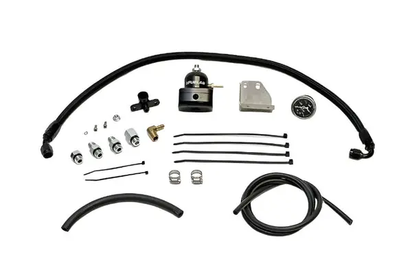 AMS Performance 08-15 Mitsubishi EVO X Fuel Pressure Regulator Kit - Black