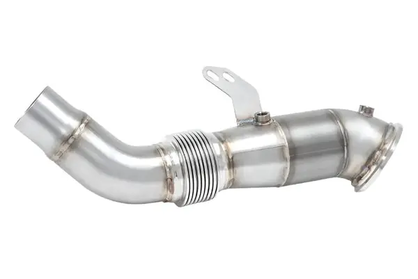 AMS Performance 2020+ Toyota Supra A90 Street Downpipe w/GESI Catalytic Converter