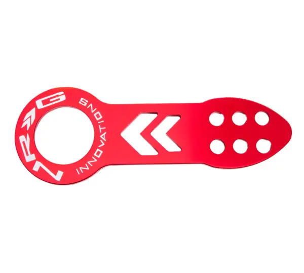 NRG Universal Front Tow Hook - Anodized Red