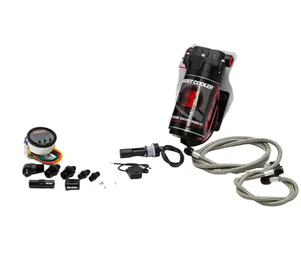 Snow Performance Stg 2 Boost Cooler F/I Prog. Water Injection Kit (SS Braided 4AN Fitting) - No Tank