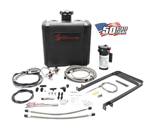 Snow Performance Stg 3 Boost Cooler Water Injection Kit TD Univ. (SS Braided Line and 4AN Fittings)
