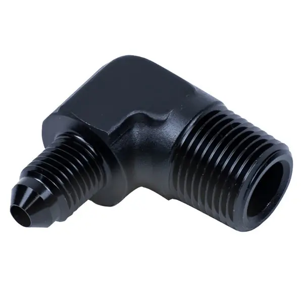 Snow Performance 3/8in NPT to 4AN Elbow Water Fitting (Black)