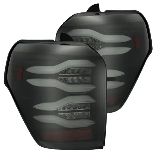 AlphaRex 10-21 Toyota 4Runner PRO-Series LED Tail Lights Jet Black