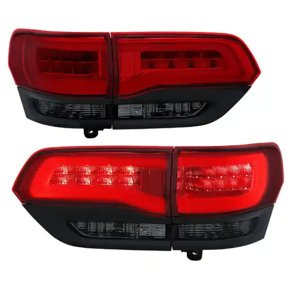 ANZO 2014-2022 Jeep Grand Cherokee LED Taillights Red/Smoke