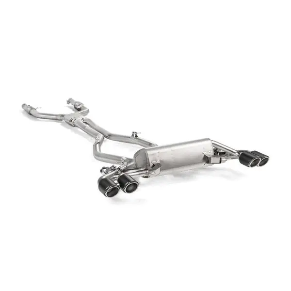 Akrapovic 17-19 Alfa Romeo Giulia Quadrifoglio Evolution Link Pipe Set (Titanium)