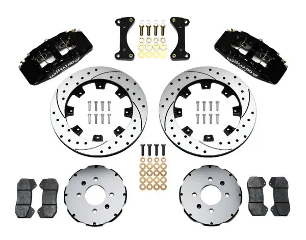 Wilwood Dynapro 6 Front Hat Kit 12.19in Drilled 94-01 Honda/Acura w/262mm Disc