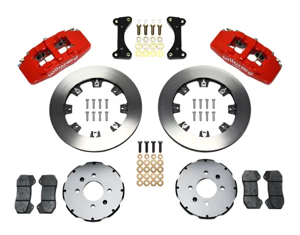 Wilwood Dynapro 6 Front Hat Kit 12.19in Red 94-01 Honda/Acura w/262mm Disc