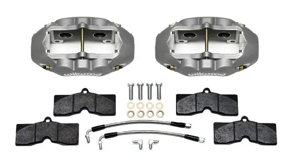 Wilwood D8-4 Rear Caliper Kit Clear Corvette C2 / C3 65-82