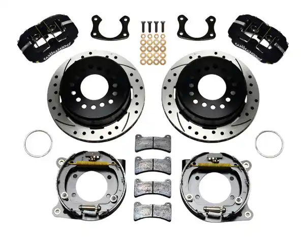 Wilwood Dynapro Low-Profile 11.00in P-Brake Kit Drilled New Big Ford 2.50in Offset