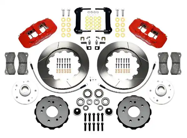 Wilwood AERO6 Front Truck Kit 14.25in Red 97-03 Ford F150