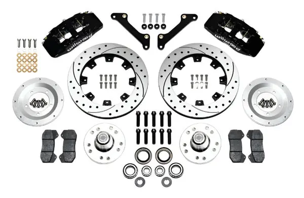 Wilwood Dynapro 6 Front Hub Kit 12.19in Drilled 79-81 Camaro