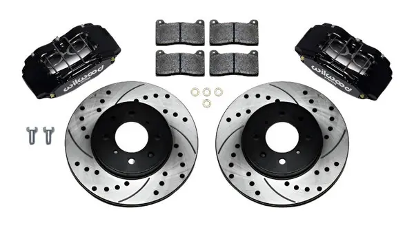 Wilwood DPHA Front Caliper & Rotor Kit Drilled Honda / Acura w/ 262mm OE Rotor