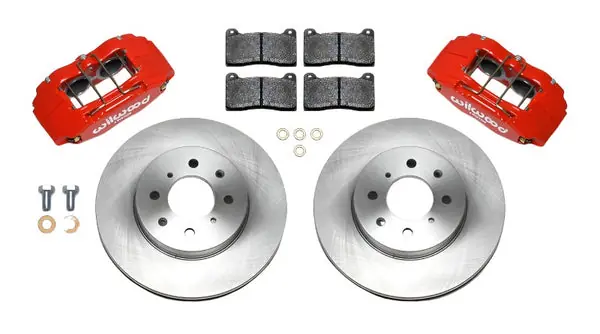 Wilwood DPHA Front Caliper & Rotor Kit Red Honda / Acura w/ 262mm OE Rotor