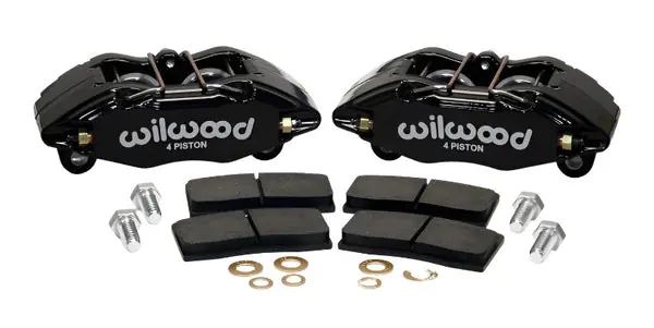 Wilwood DPHA Front Caliper & Pad Kit Black Honda / Acura w/ 262mm OE Rotor