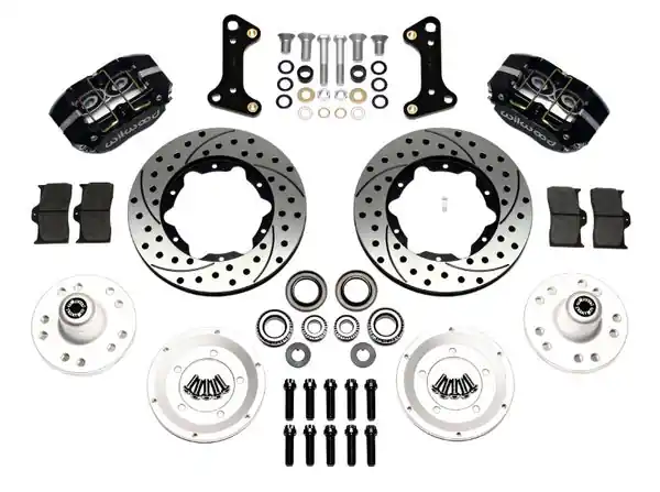 Wilwood Dynapro Dust-Boot Front Kit 11.00in Drilled 67-69 Camaro 64-72 Nova Chevelle