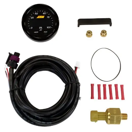 AEM X-Series Pressure 0-100psi Gauge Kit