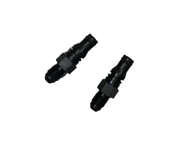 McLeod Fitting Steel An4M To Wire Clip Male Connector W/ ORing