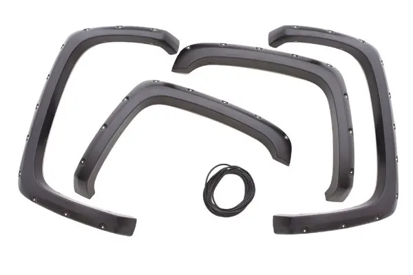 Lund 07-13 Chevy Silverado 1500 RX-Rivet Textured Elite Series Fender Flares - Black (4 Pc.)