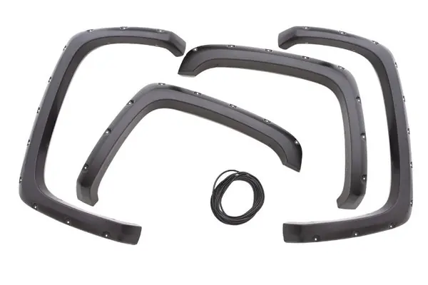 Lund 09-17 Dodge Ram 1500 RX-Rivet Style Textured Elite Series Fender Flares - Black (4 Pc.)