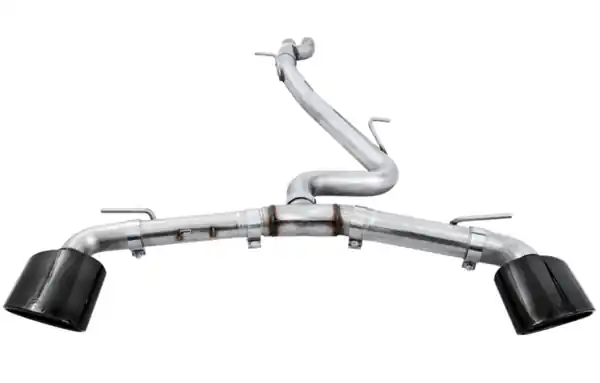AWE Tuning 17-20 Audi RS3 8V Track Edition Exhaust - Diamond Black Tips RS-Style Tips