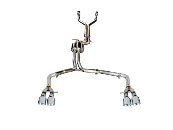AWE Tuning Audi C7 / C7.5 S6 4.0T Track Edition Exhaust - Chrome Silver Tips