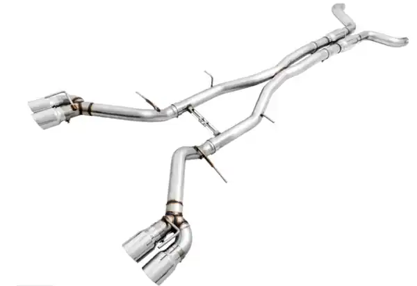 AWE Tuning 16-19 Chevy Camaro SS Non-Res Cat-Back Exhaust - Track Edition (Quad Chrome Silver Tips)