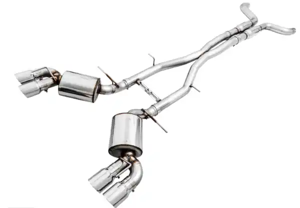 AWE Tuning 16-19 Chevy Camaro SS Non-Res Cat-Back Exhaust -Touring Edition (Quad Chrome Silver Tips)