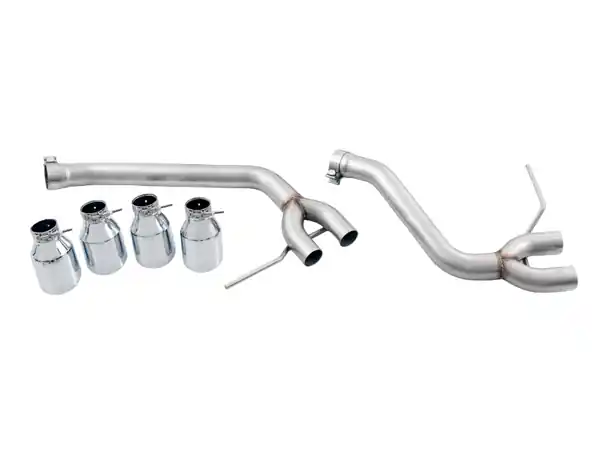 AWE Tuning Porsche Macan Track Edition Exhaust System - Diamond Black 102mm Tips