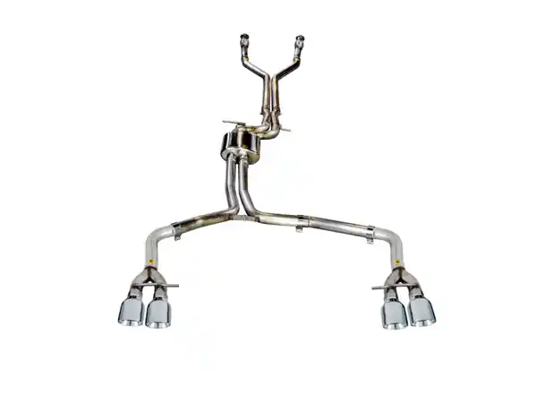 AWE Tuning Audi C7 / C7.5 S6 4.0T Track Edition Exhaust - Diamond Black Tips