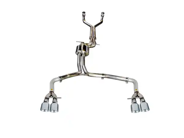 AWE Tuning Audi C7 / C7.5 S7 4.0T Track Edition Exhaust - Diamond Black Tips