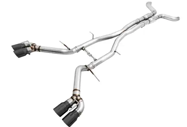AWE Tuning 16-19 Chevy Camaro SS Non-Res Cat-Back Exhaust - Track Edition (Quad Diamond Black Tips)