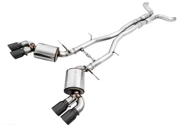 AWE Tuning 16-19 Chevy Camaro SS Non-Res Cat-Back Exhaust -Touring Edition (Quad Diamond Black Tips)