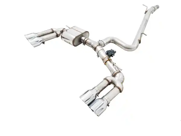 AWE Tuning Audi 8V S3 SwitchPath Exhaust w/Chrome Silver Tips 102mm