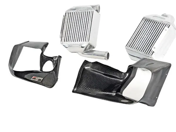 AWE Tuning Audi 2.7T Performance Intercooler Kit - w/Carbon Fiber Shrouds