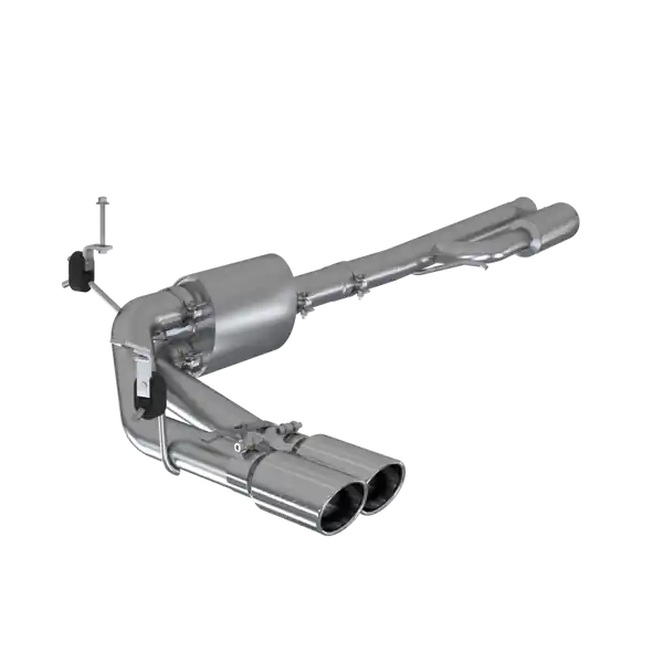 MBRP 2019+ Chevrolet Silverado 1500 4.5L/5.3L Pre-Axle Dual Side Exite w/ 4in OD Tip - AL