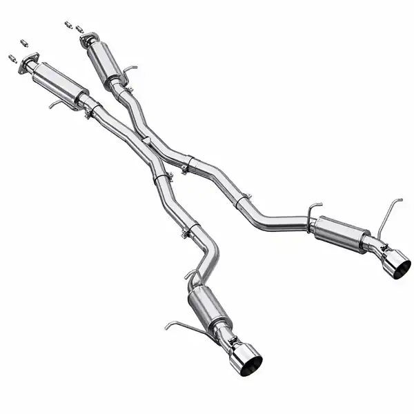 MBRP 2012+ Jeep Grand Cherokee SRT 6.4L 3in Dual Rear Exit Aluminized Catback Exhaust - T304 Tips