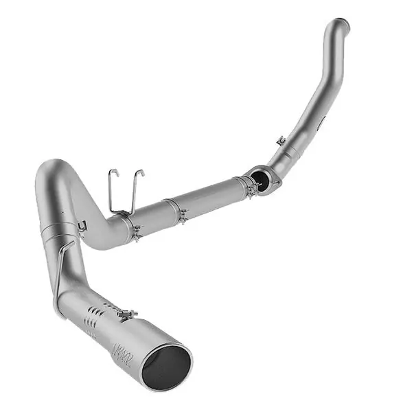 MBRP 08-10 Ford 6.4L F250/350/450 4 inch Filter Back Single Side Exit Aluminum and Down Pipe
