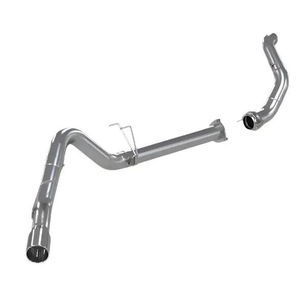 MBRP 11-14 Ford 6.7L F-250/350/450 4in Filter Back Single Side Exit Alum and Down Pipe Exhaust