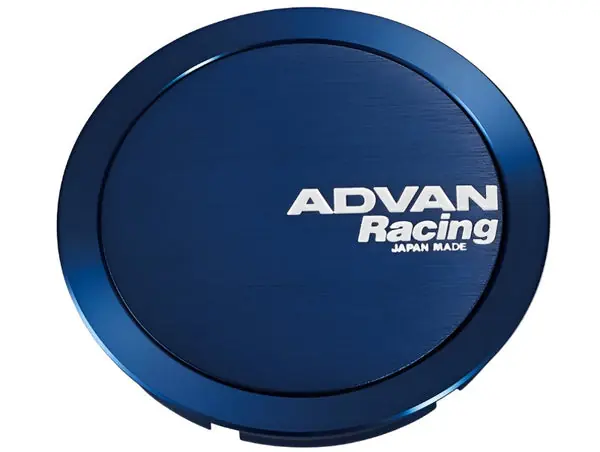 Advan 73mm Full Flat Centercap - Blue Anodized