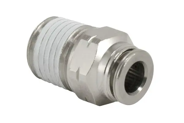 Air Lift Straight- Male 1/4in Npt X 1/4in Tube
