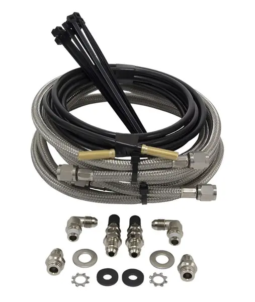 Air Lift Loadlifter 5000 Ultimate Plus Stainless Steel Air Line Upgrade Kit