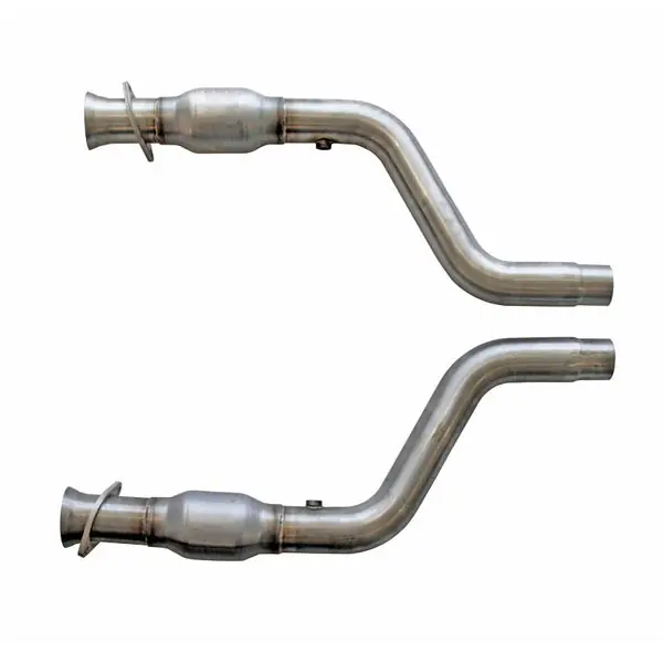 2005-2015 Dodge Challenger Charger Short Mid X Pipe w Catalytic Converters 2-3/4 For LT Headers