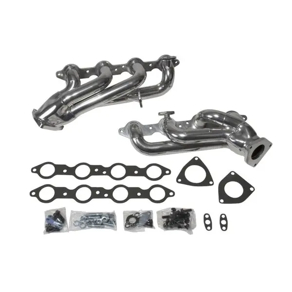 GM Truck SUV 4.8 5.3 Shorty Tuned Length Exhaust Headers - 1-3/4 Titanium Ceramic BBK 1999-2004