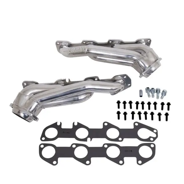 Dodge Charger 300C 5.7 Hemi 1-3/4 Shorty Exhaust Headers Polished Silver Ceramic 05-08